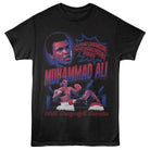 Muhammad Ali Young Handsome Fast Timeless Graphic Black T-Shirt