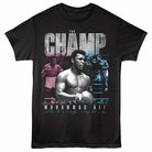 Muhammad Ali The Champ Collage Black T-Shirt