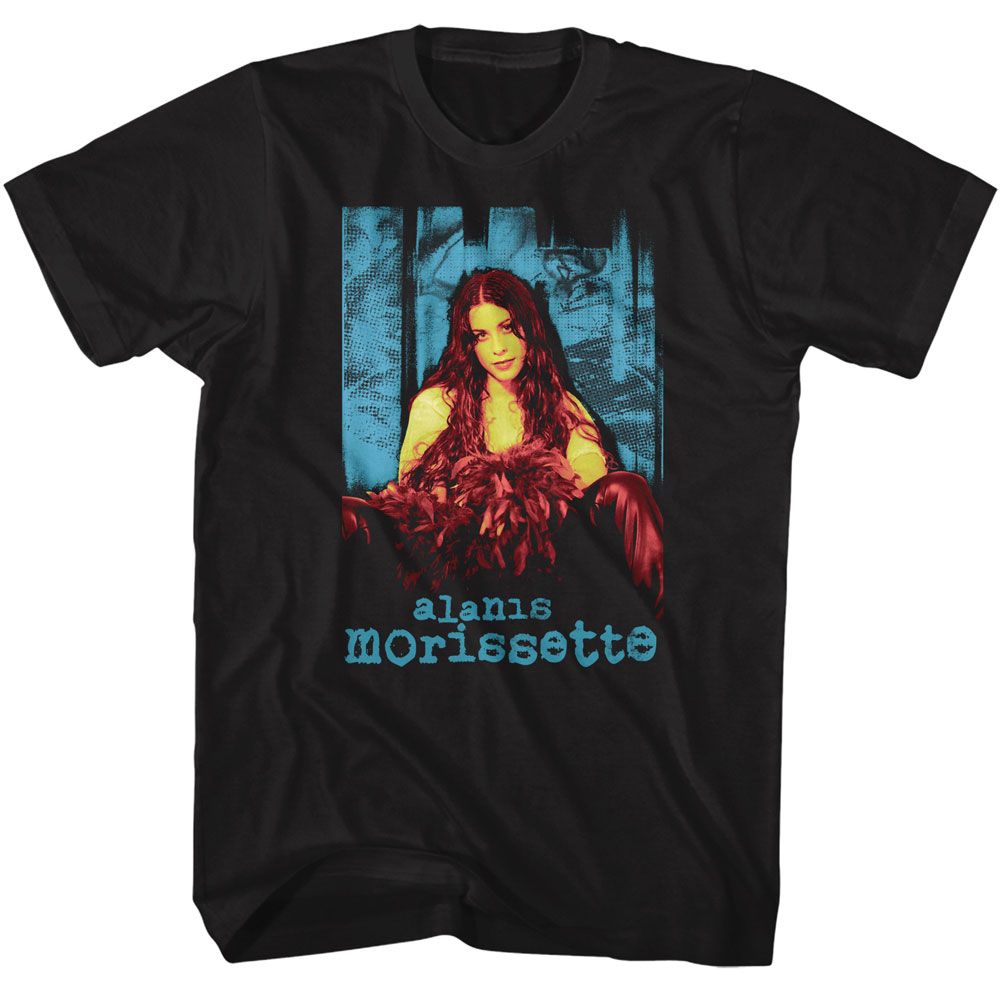 Wholesale Alanis Morissette Tricolor T-Shirt