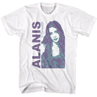 Alanis Morissette Duotone White T-Shirt