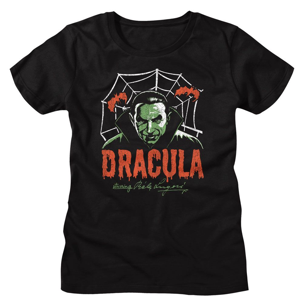 Bela Lugosi Bela Lugosi Creepy Web Black Women's T-Shirt