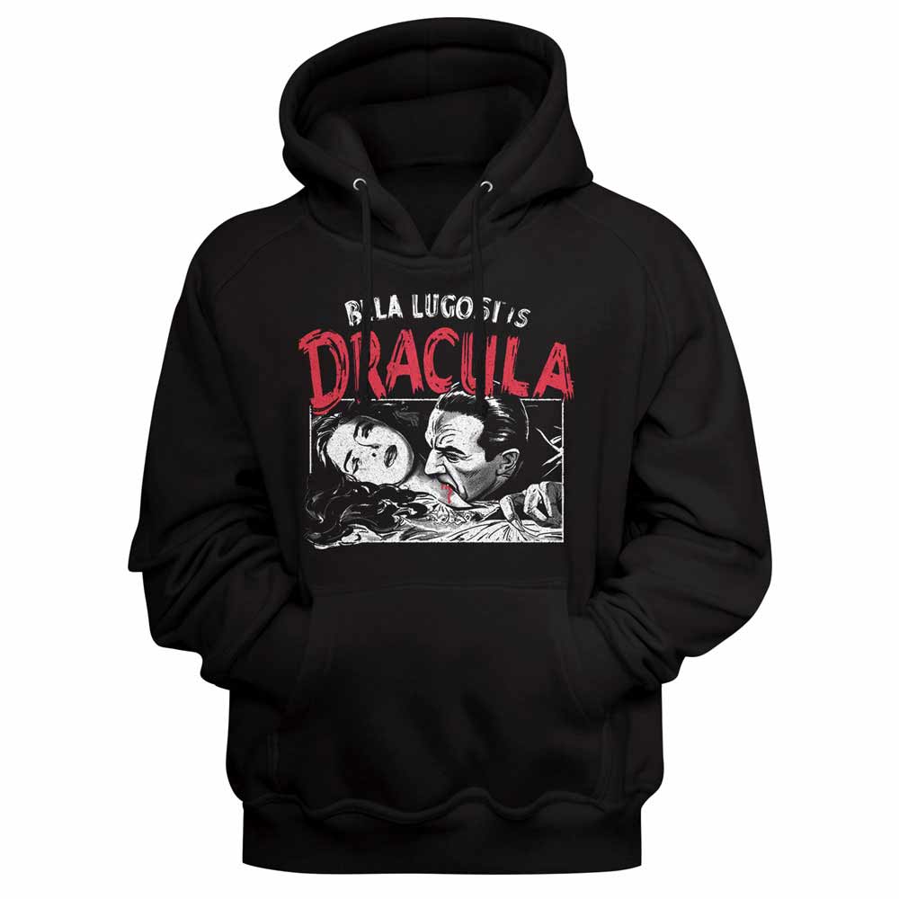 Bela Lugosi Dracula Feeding Black Hoodie