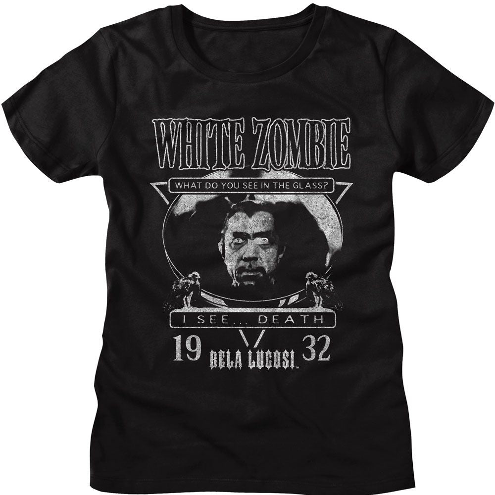 Bela Lugosi Bela Lugosi White Zombie 1932 Black Women's T-Shirt