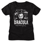 Bela Lugosi Bela Lugosi Creepy Web Monochrome Black Women's T-Shirt