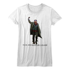 Breakfast Club Fist Pump Cut Out White Women's T-Shirt