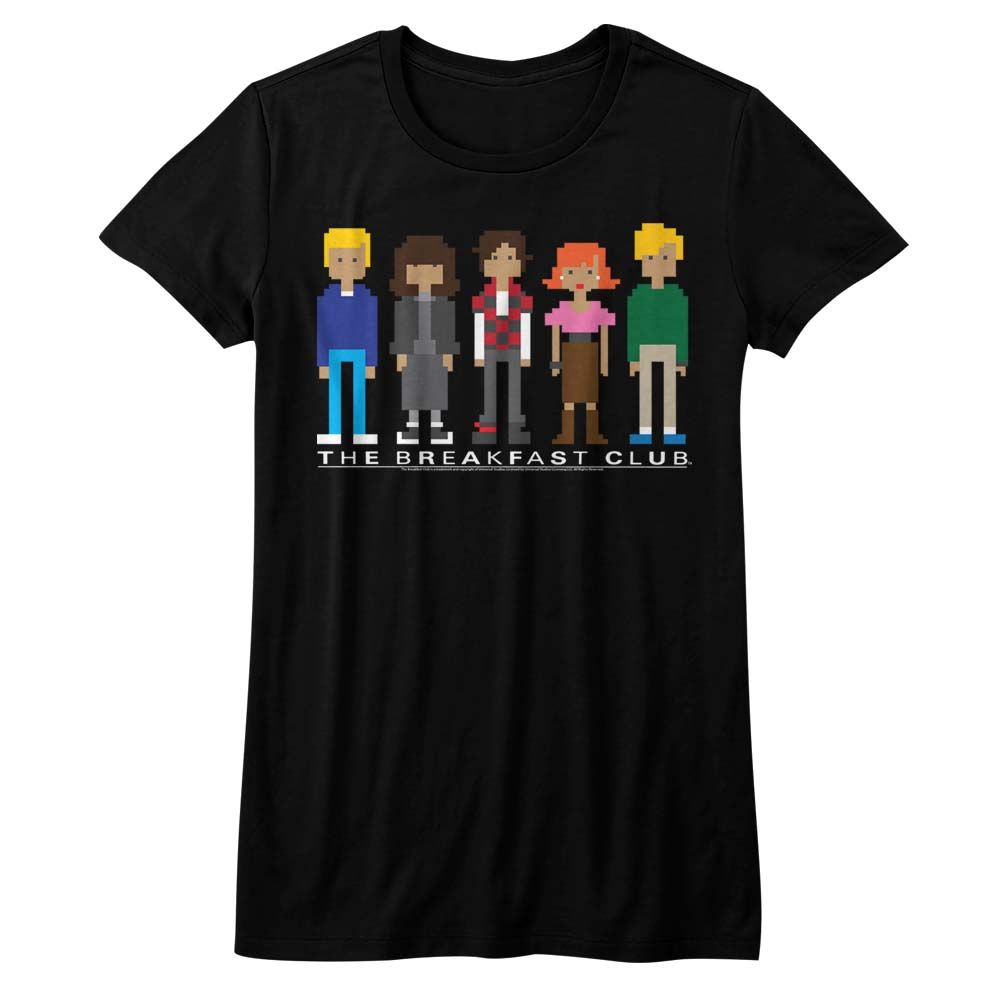 Breakfast Club Pixels Black Women's T-Shirt