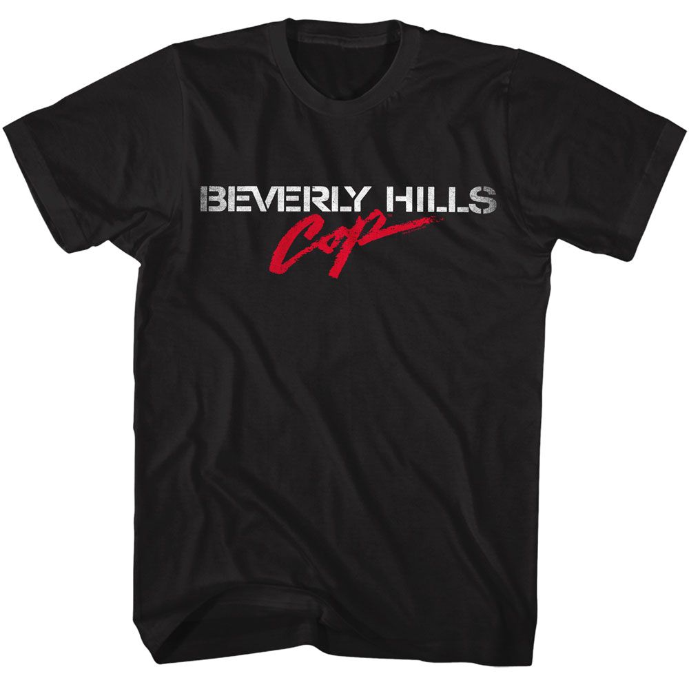 Beverly Hills Cop Logo Black T-Shirt