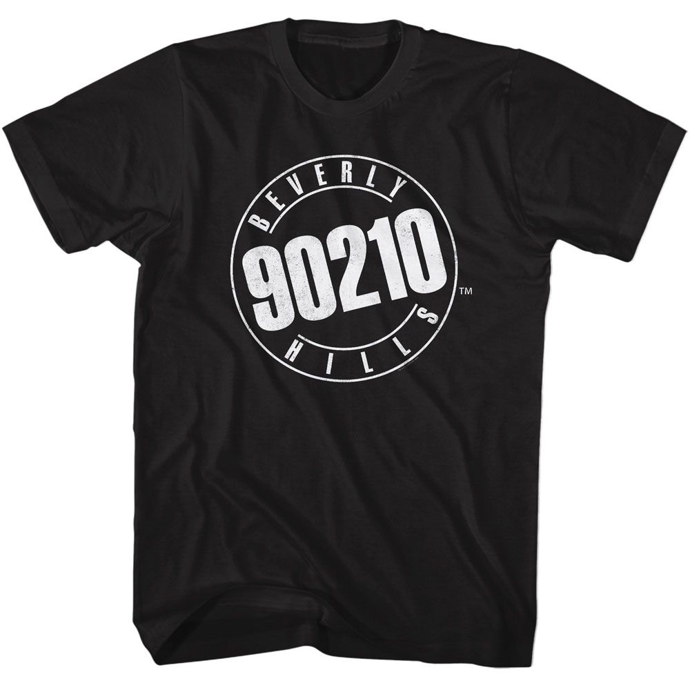 Bevery Hills 90210 Logo Black T-Shirt