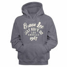 Bruce Lee Be Water 67 Gunmetal Heather Hoodie