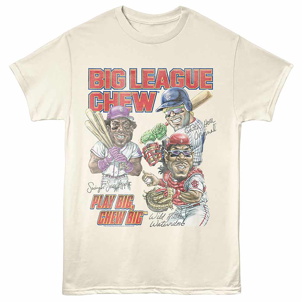 Big League Chew Player Flavs Natural T-Shirt