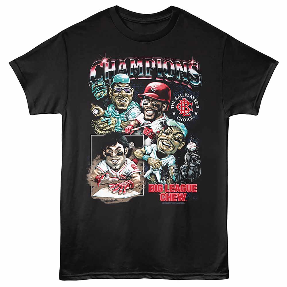 Big League Chew Champions Black T-Shirt