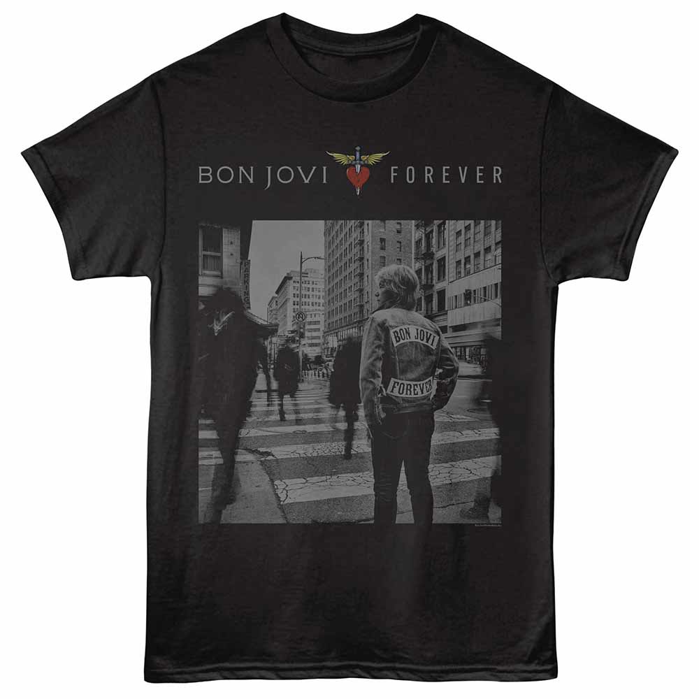 Bon Jovi Album Cover Black T-Shirt