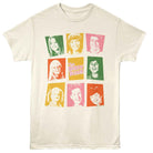 Brady Bunch Intro Squares Multi Natural T-Shirt