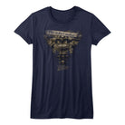 Back to the Future Very Elaborate Navy Women's T-Shirt