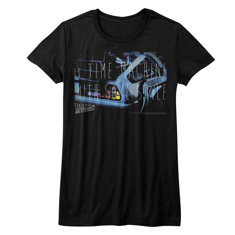 Back to the Future Some Serious Style Black Women's T-Shirt