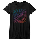 Back to the Future Rainbow Black Women's T-Shirt