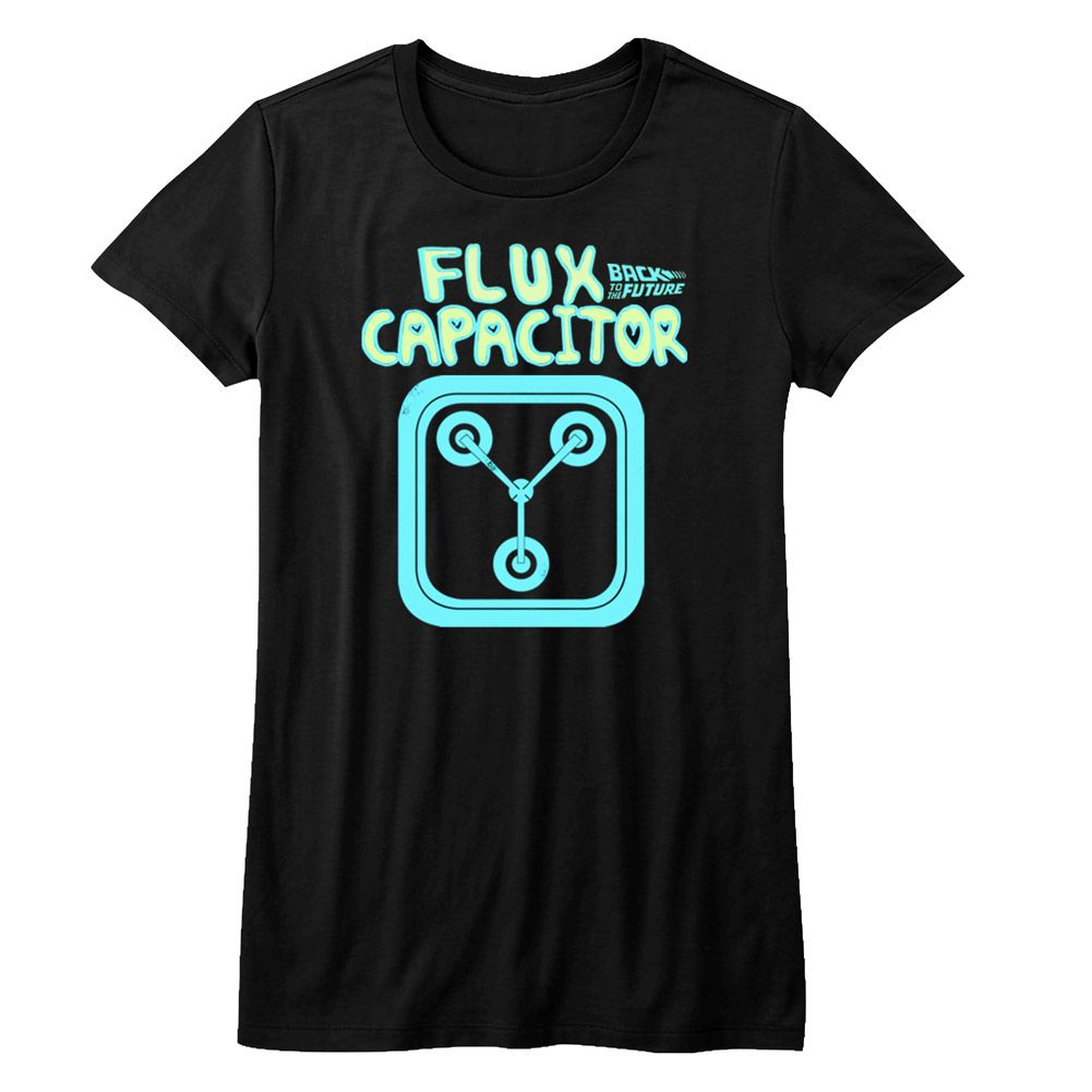 Back to the Future Flux Black Women's T-Shirt