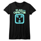 Back to the Future Flux Black Women's T-Shirt