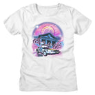 Back to the Future Airbrush White Women's T-Shirt