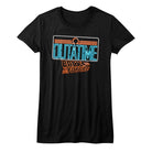Back to the Future Neon Black Women's T-Shirt