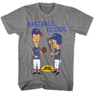 Beavis and Butthead Baseball is Cool Graphite Heather T-Shirt