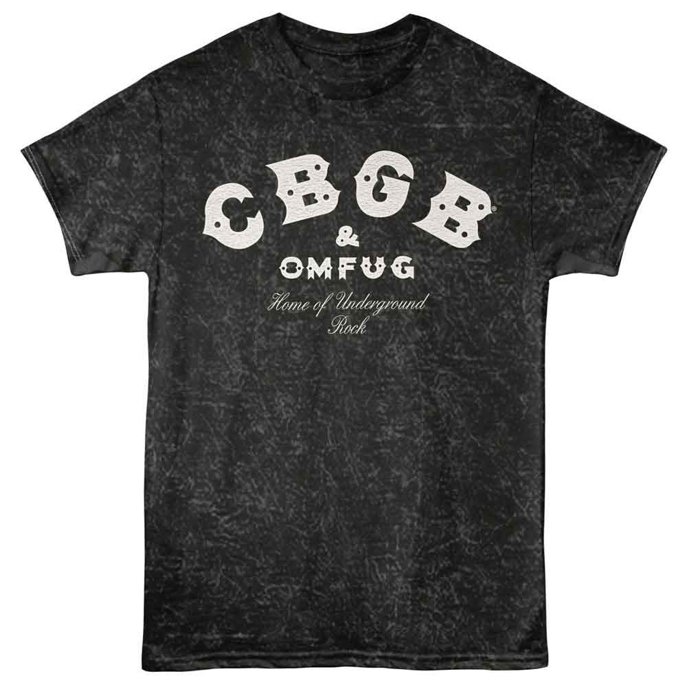 CBGB Logo Mineral Wash T-Shirt
