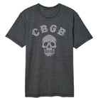 CBGB Logo and Skull Black Vintage Wash Premium T-Shirt