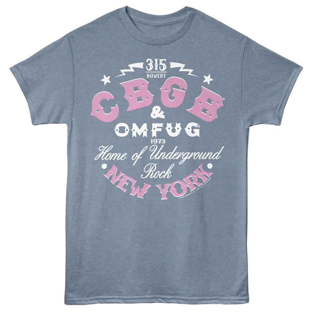 CBGB NY Indigo Heather T-Shirt