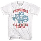 Creedence Clearwater Revival Band White T-Shirt