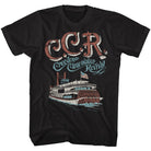 Creedence Clearwater Revival Riverboat Black T-Shirt