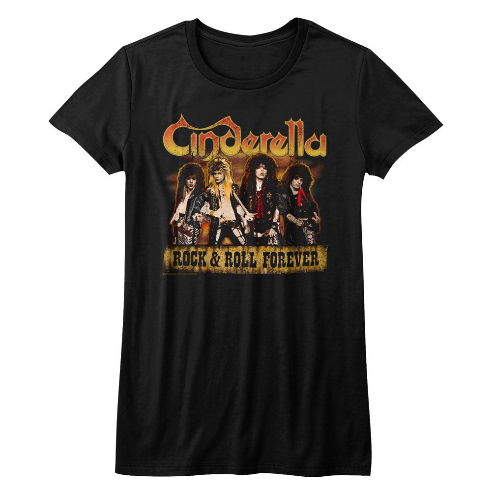 Cinderella Dudes Forever Black Women's T-Shirt