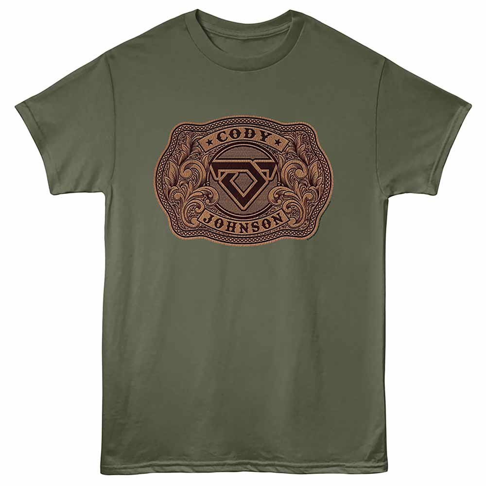 Cody Johnson Buckle Military Green T-Shirt