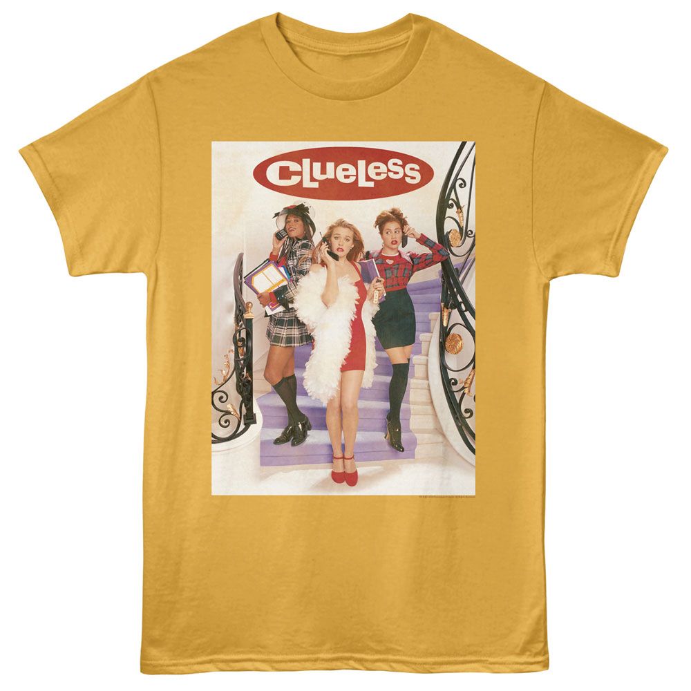 Clueless Staircase Poster with Logo Ginger T-Shirt