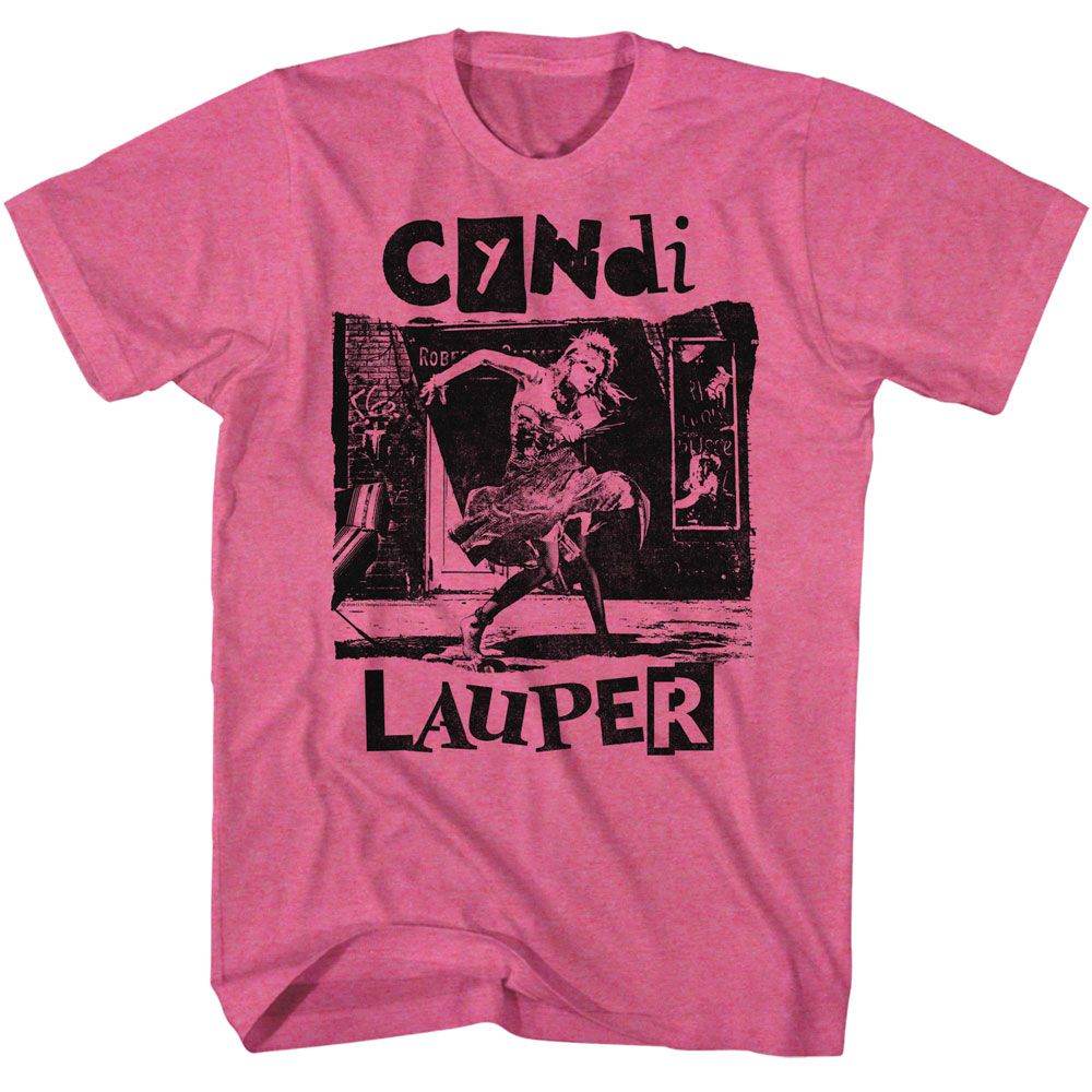 Wholesale Cyndi Lauper Torn Note Dance T-Shirt - Wholesale Band T 