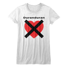 Duran Duran Heartx White Women's T-Shirt