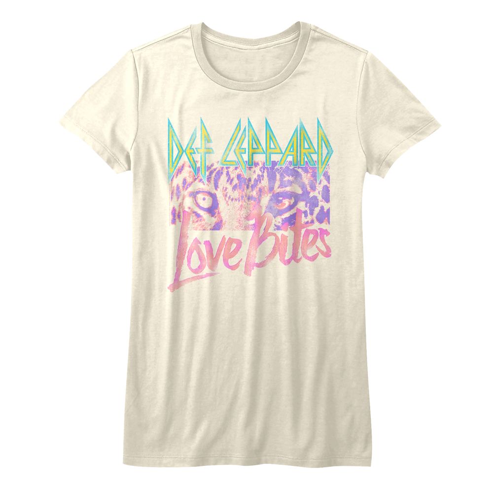 Def Leppard Love Bites Vintage White Women's T-Shirt