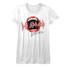 Def Leppard Mouth White Women's T-Shirt