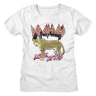 Def Leppard Love Bites Leopard White Women's T-Shirt