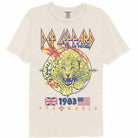 Def Leppard Pyromania Leopard Ivory Premium Comfort Colors T-Shirt
