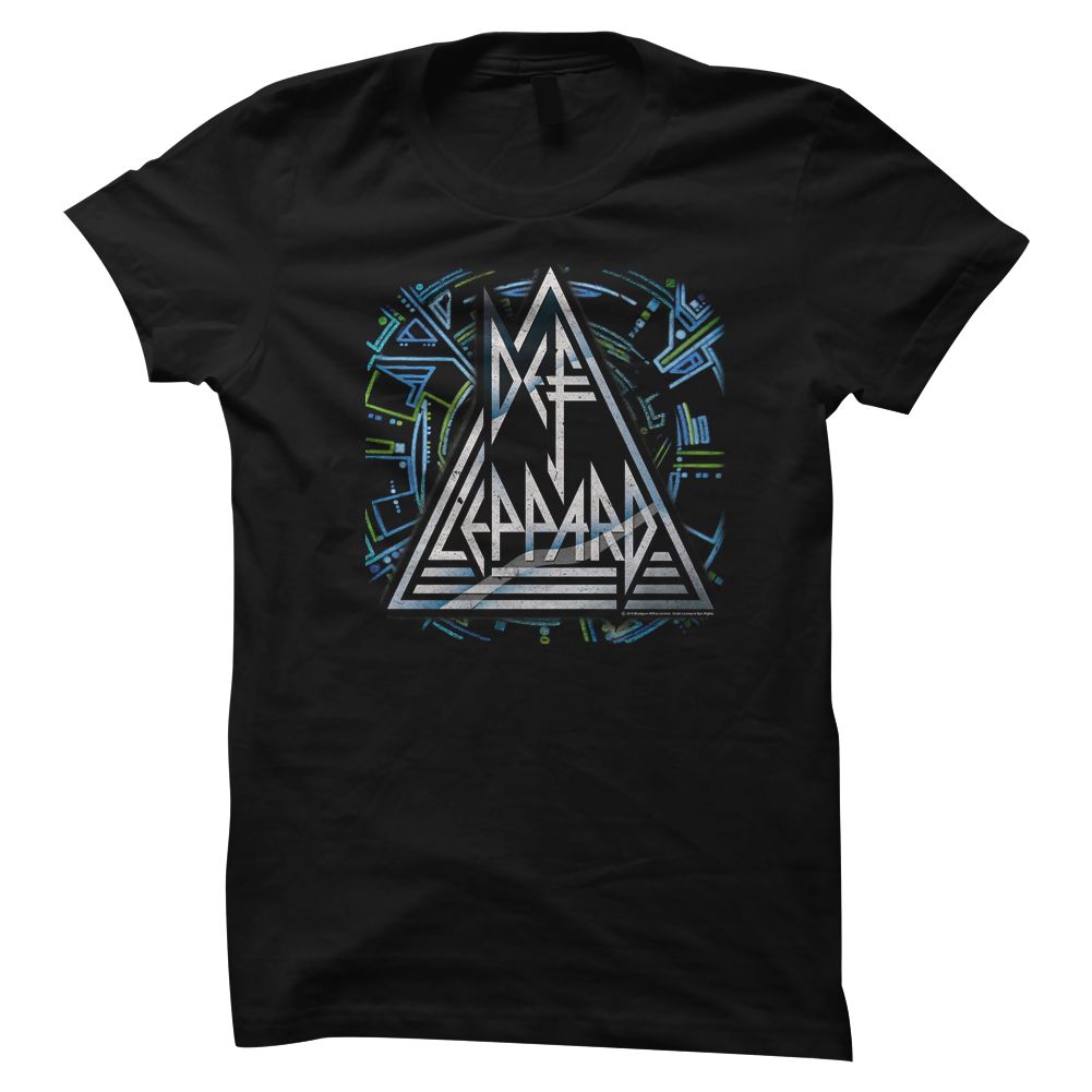 Def Leppard Histeric Logo Black Women's T-Shirt