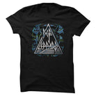 Def Leppard Histeric Logo Black Women's T-Shirt