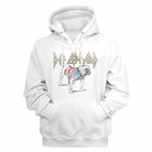 Def Leppard Bulldog White Hoodie