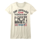 Def Leppard Pyro Tour Vintage White Women's T-Shirt