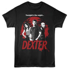 Dexter Dexer Group and Palm Trees Black T-Shirt