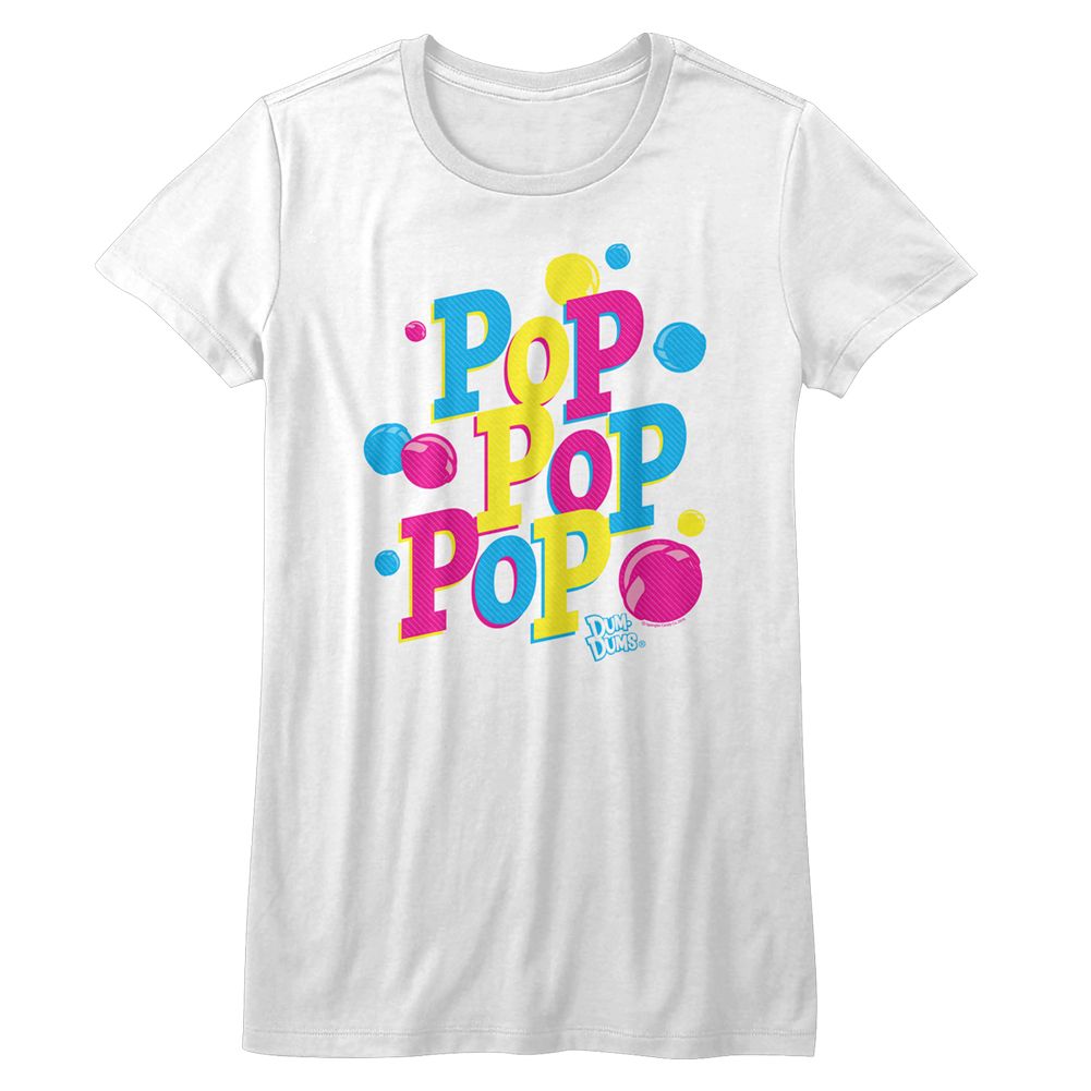 Dum Dums Pop Pop Pop White Women's T-Shirt