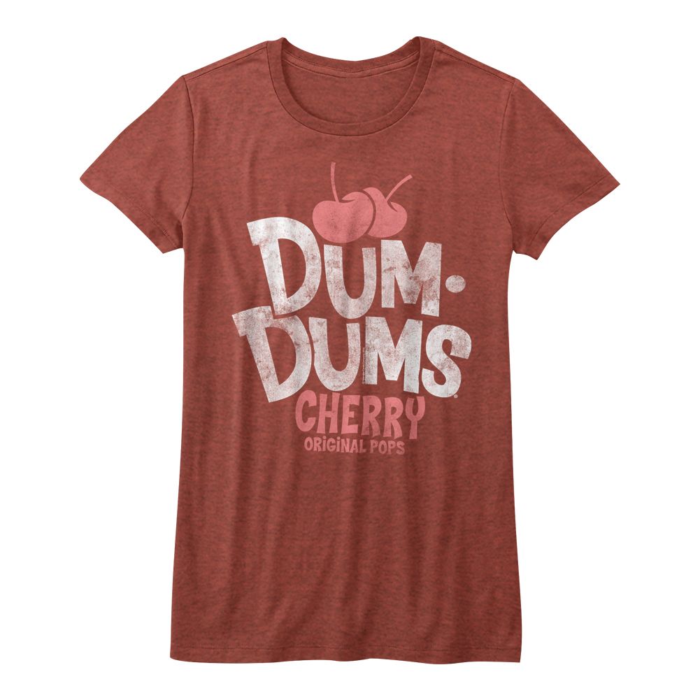 Dum Dums Cherry Heather Red Women's T-Shirt