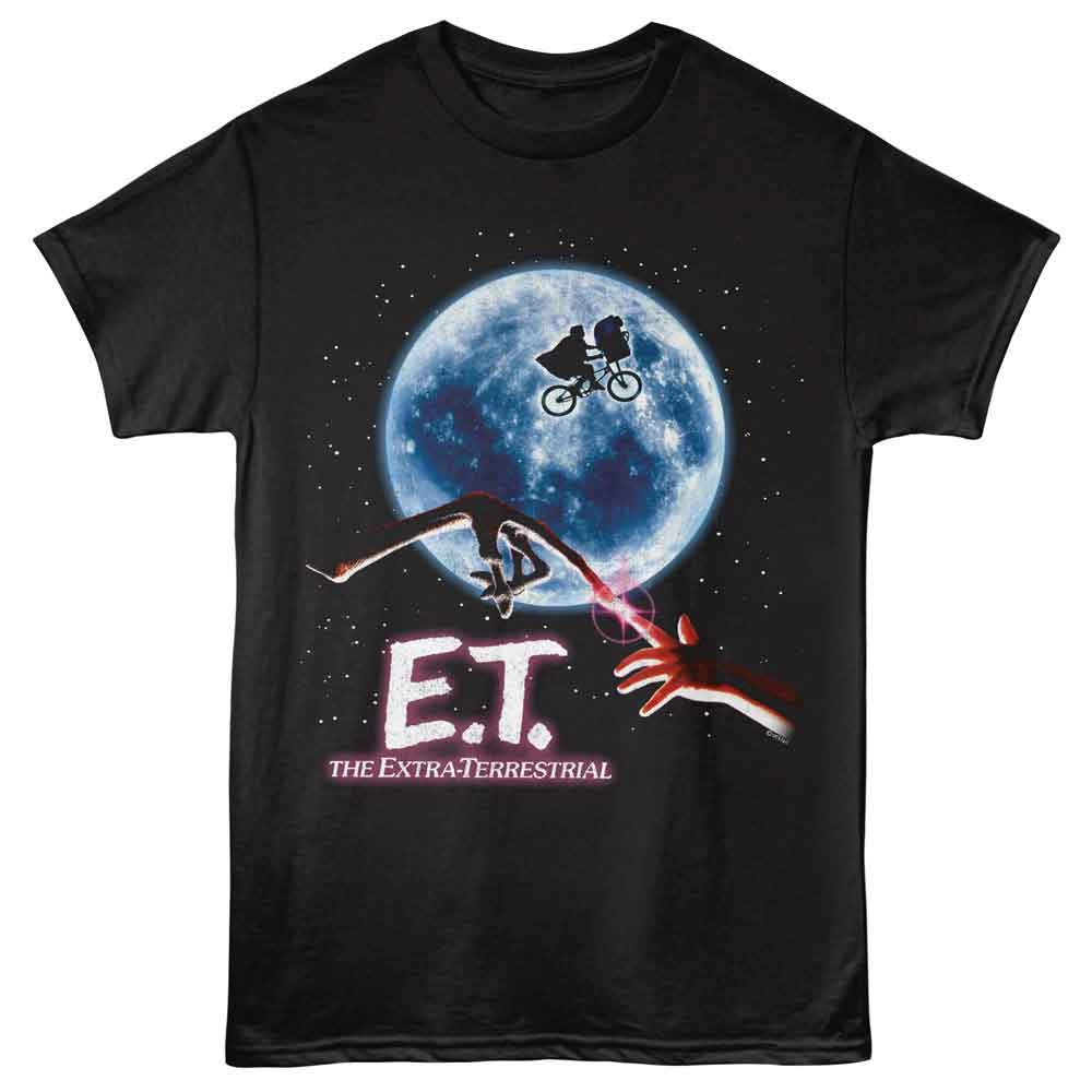 E.T. Moon Black T-Shirt