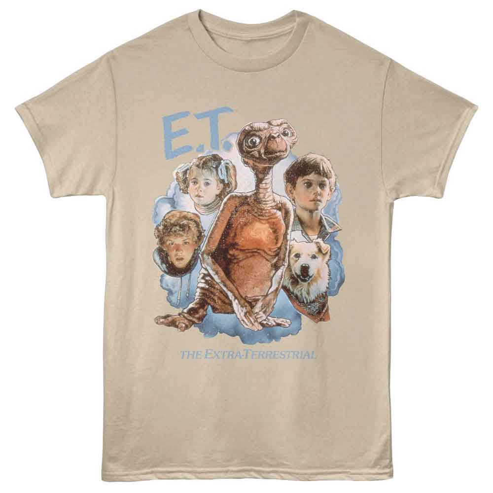 E.T. Character Cloud Sand T-Shirt