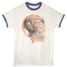 E.T. Phone Home Vintage White India Ink Ringer T-Shirt