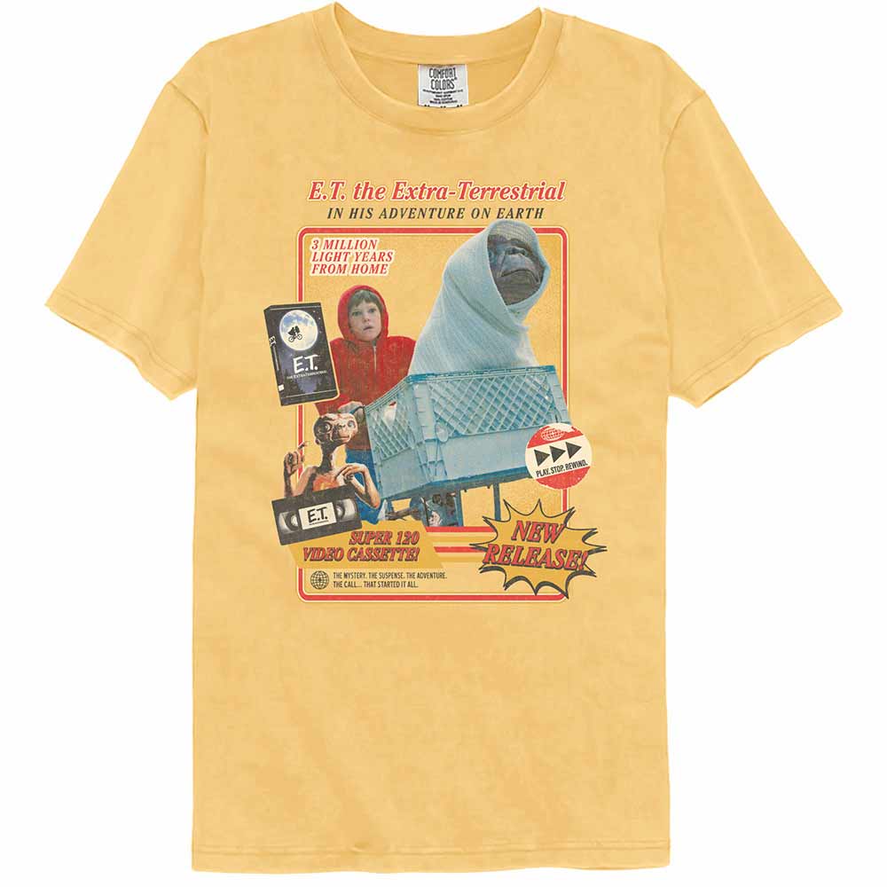 E.T. Arcade Mustard Premium Comfort Colors T-Shirt